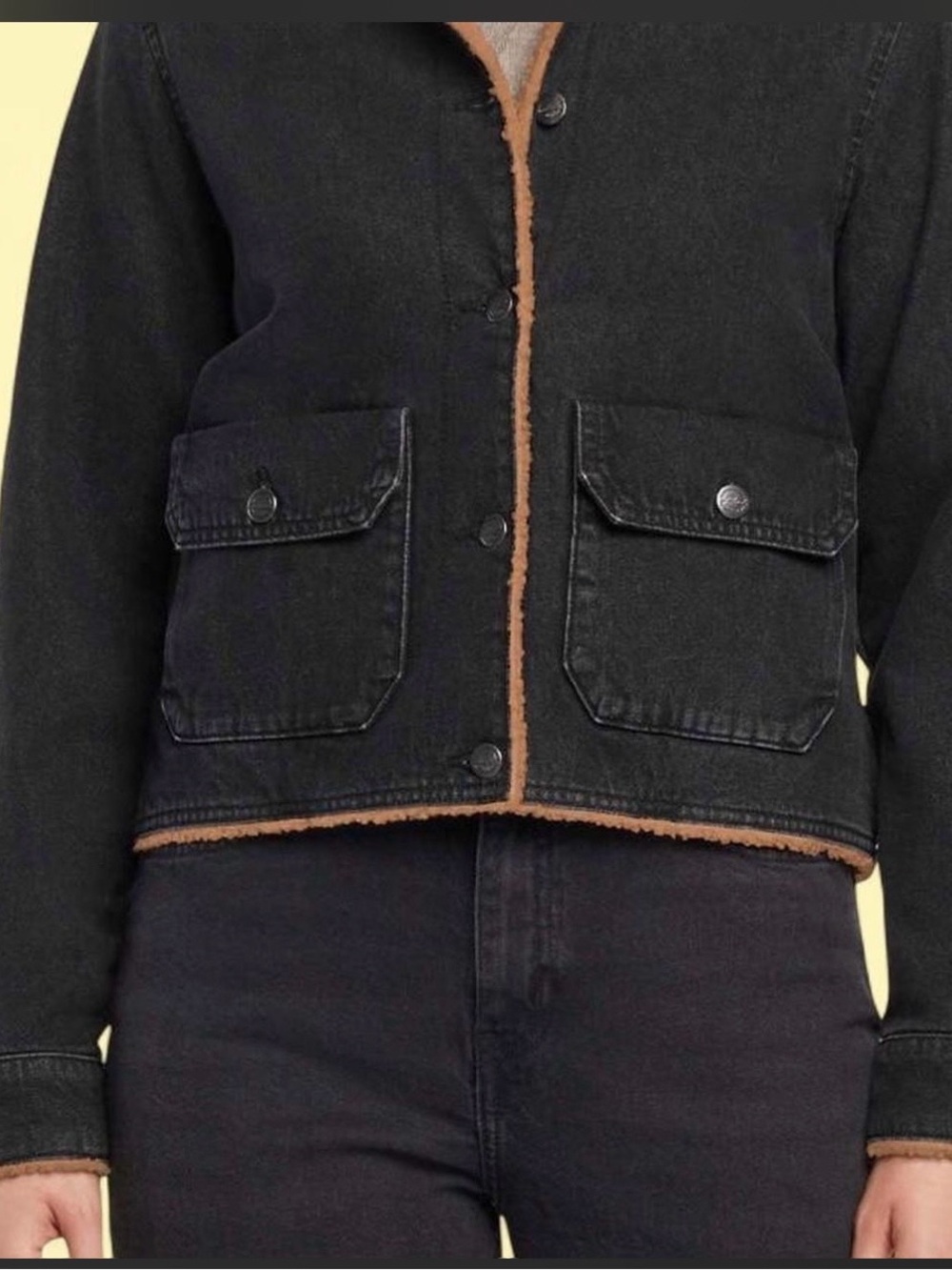 Women’s Woolrich Black Sherpa-Lined Jacket